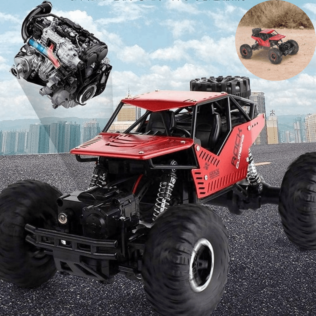 Power Racer - Duży samochód zdalnie sterowany RC NAPĘD 4X4