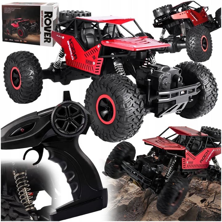 Power Racer - Duży samochód zdalnie sterowany RC NAPĘD 4X4